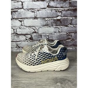 Hoka One One Rincon Multicolor Blue Synthetic Lace Up Running Shoes Women Sz 8M